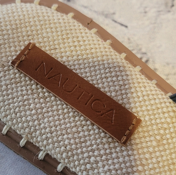 Nautica Navy Blue Sandals Sz 9.5 EUC - Picture 3 of 6